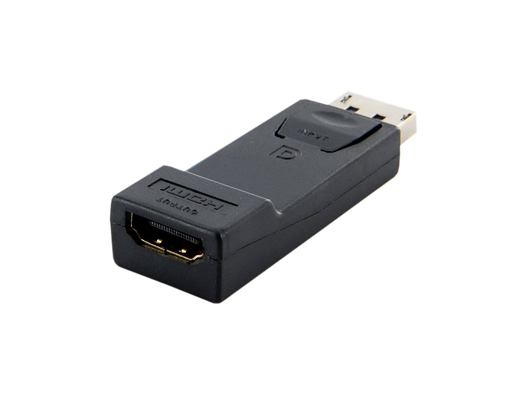 Obrázok 4World Adaptér DisplayPort M - HDMI F Black 08749