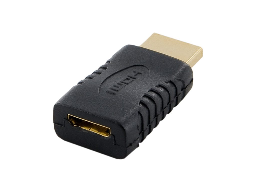 Obrázok 4World Adaptér HDMI M - Mini HDMI C F Black 08724