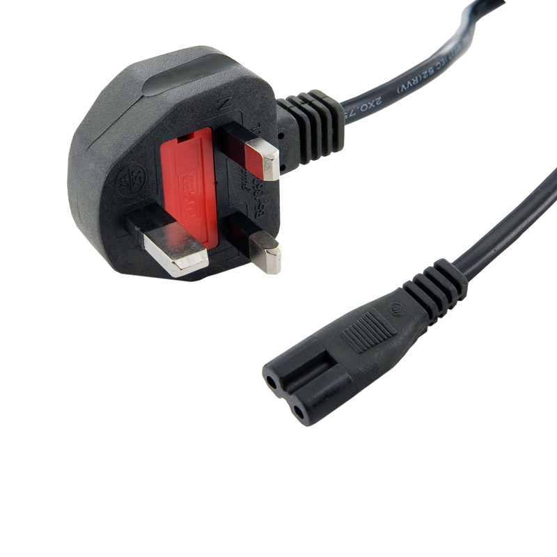 Obrázok 4World Napájecí kabel k NTB 2žilový 1.5m Black UK 08218-UK