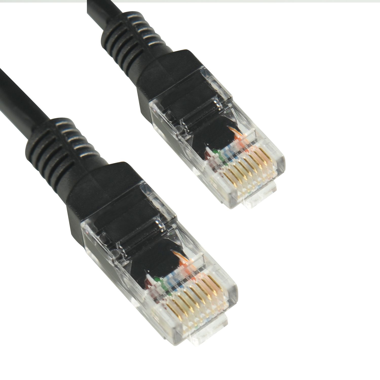 Obrázok 4World Patch kabel RJ45 Cat5e UTP 1.0m Black 10329