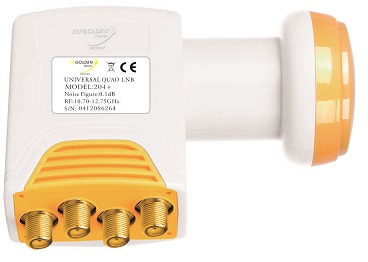 Obrázok LNB Golden Media 204+ QUAD High Gain 0,1 dB