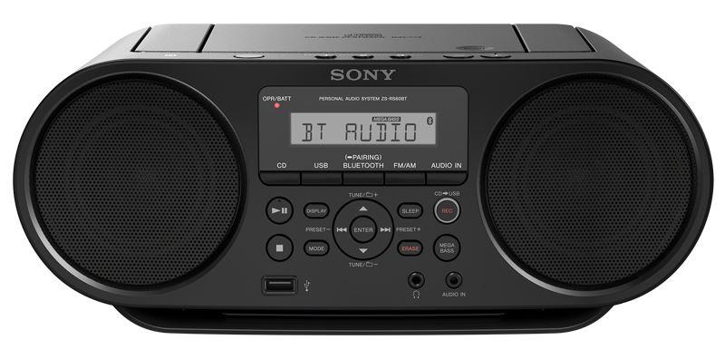 Obrázok Sony ZS-RS60BT / mp3/CD přehrávač / NFC/BT/ černý