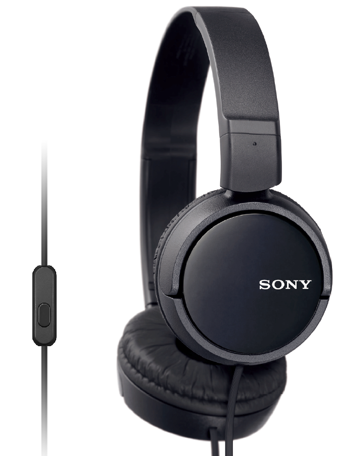 SONY sluchátka MDR-ZX110AP handsfree, černé