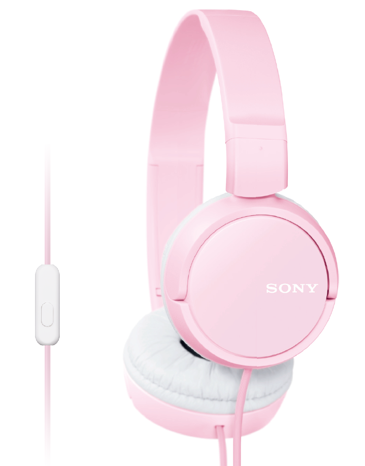 SONY sluchátka MDR-ZX110AP handsfree, růžové