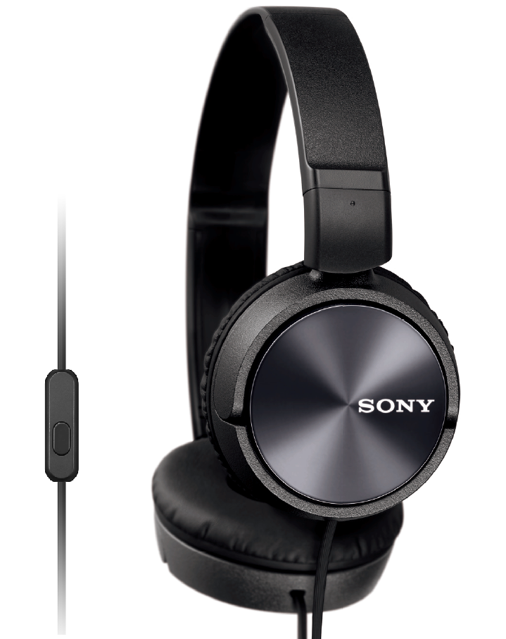 SONY sluchátka MDR-ZX310AP, handsfree, černé