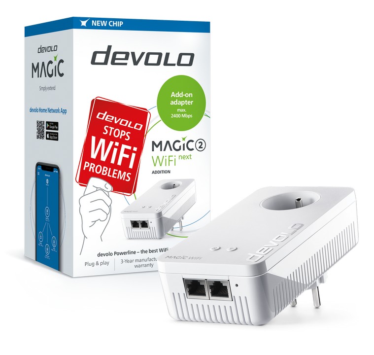 devolo Magic 2 WiFi next rozšiřující modul 2400 Mbps