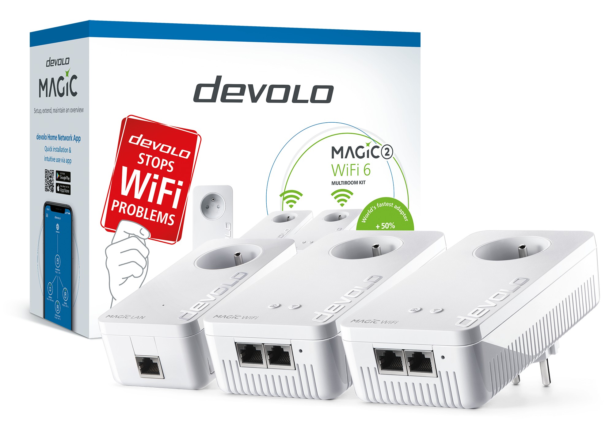 devolo Magic 2 WiFi 6 Multiroom Kit 2400 Mbps