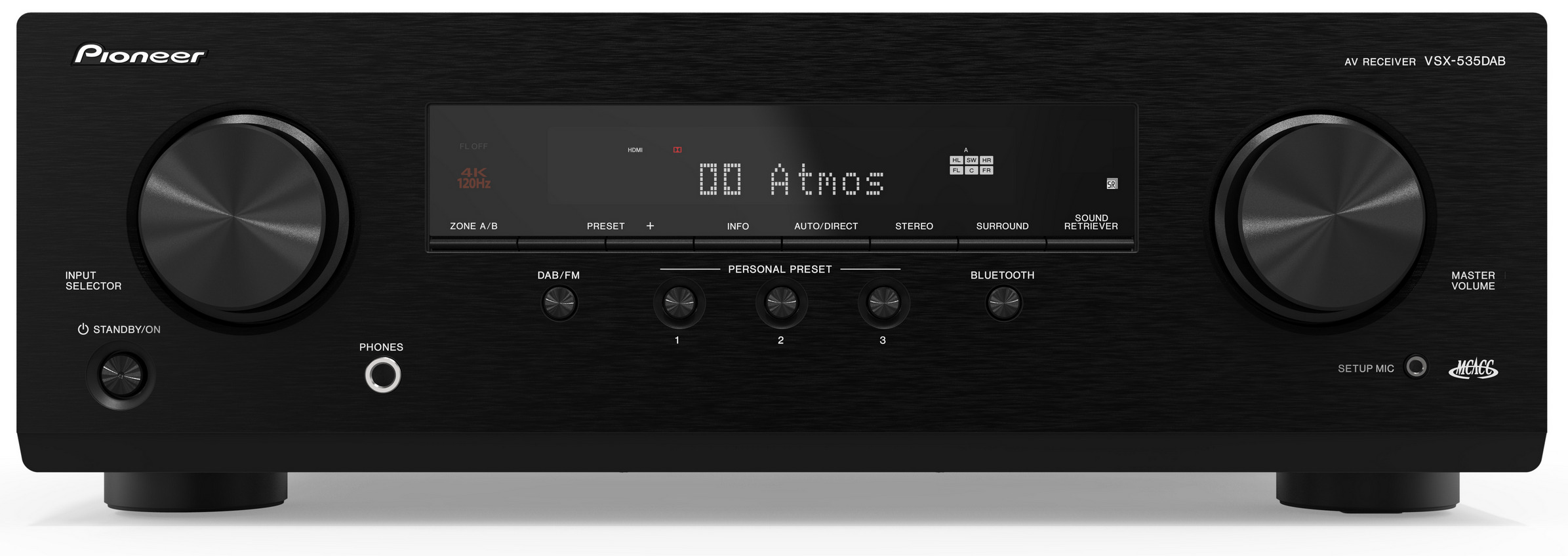 Pioneer VSX-535D-B AV přijímač 5.2, 5x135W, Dolby Atmos černý