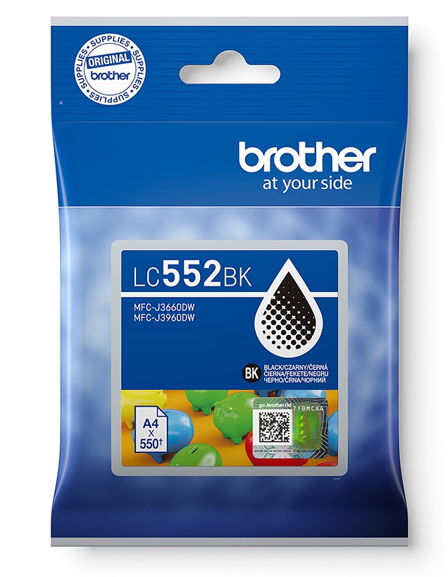 Brother LC-552BK - inkoust černý