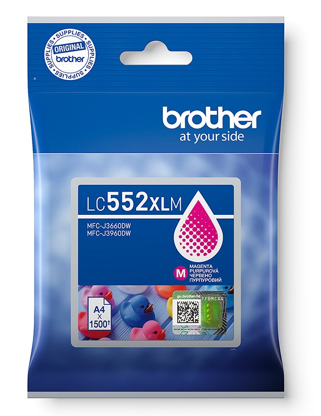 Brother LC-552XLM - inkoust purpurový XL