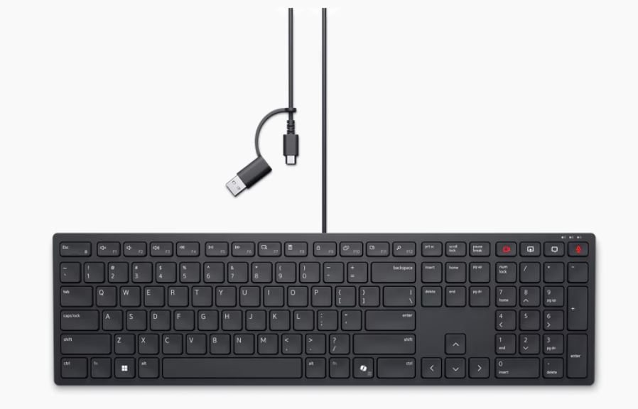 Dell KB525C drátová klávesnice US INT USB/USB-C