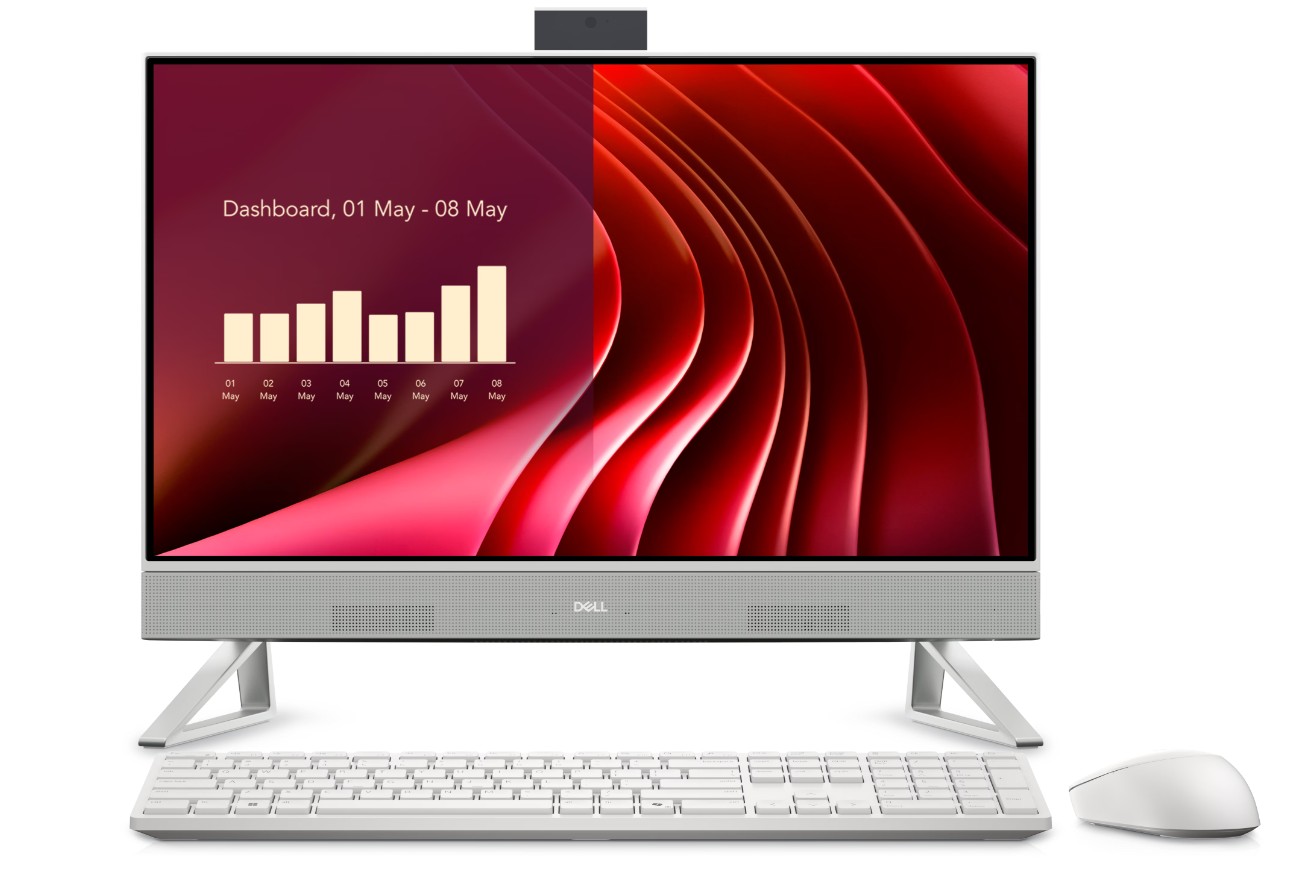 Dell/24 All-in-One EC24250/23,8''/FHD/T/7-150U/16GB/1TB/Intel int/W11P/Bílá/3RNBD