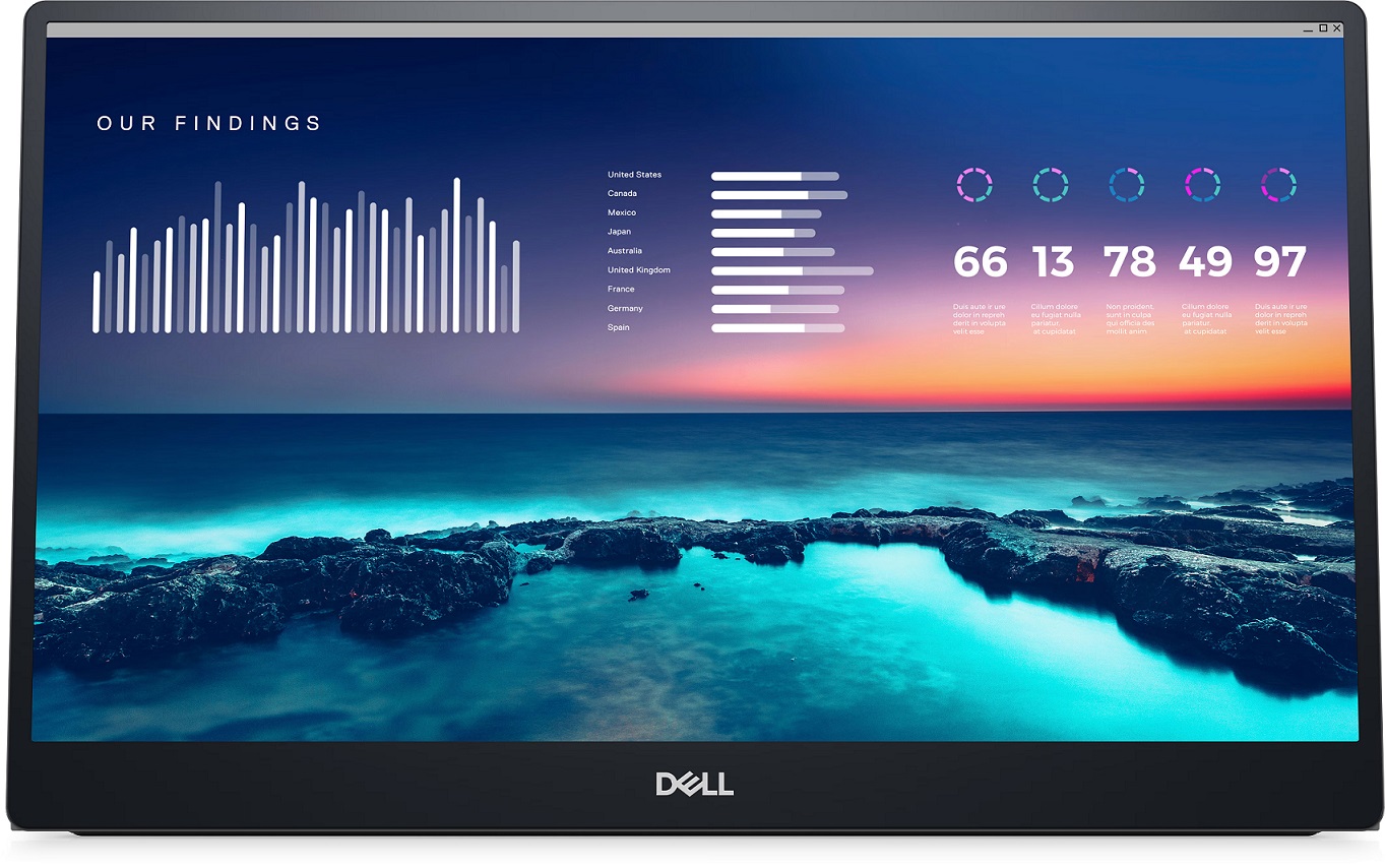 14'' LCD Dell P1424H Portable LCD 3Y-NBD