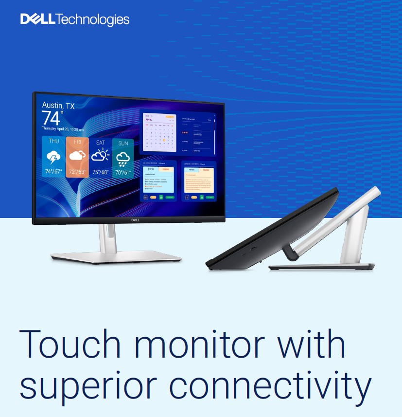 24'' LCD Dell P2424HT Touch 5ms/16:9/matný/USB-C