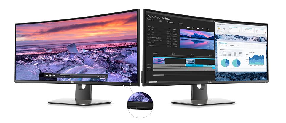 Zakřivený monitor Dell UltraSharp 34 USB-C: U3419W