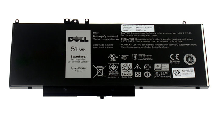 Obrázok Dell Baterie 4-cell 51W/HR LI-ON pro Latitude 3550,E5250,E5450,E5550 451-BBLN