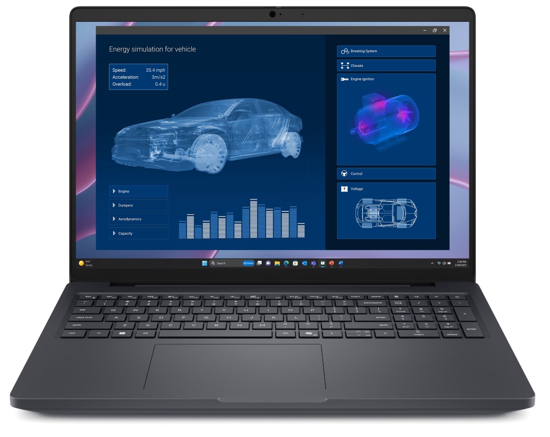 Dell Pro Max/MC16255/AI7PRO-450/16''/WUXGA/32GB/1TB/RTX 500/W11P/Black/3R NBD
