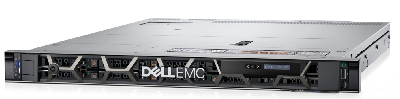 Dell Server PowerEdge R450 Xeon 4310/16GB/1x 480GB SSD/H775/1x 800W/4xGLAN/3NBD Basic