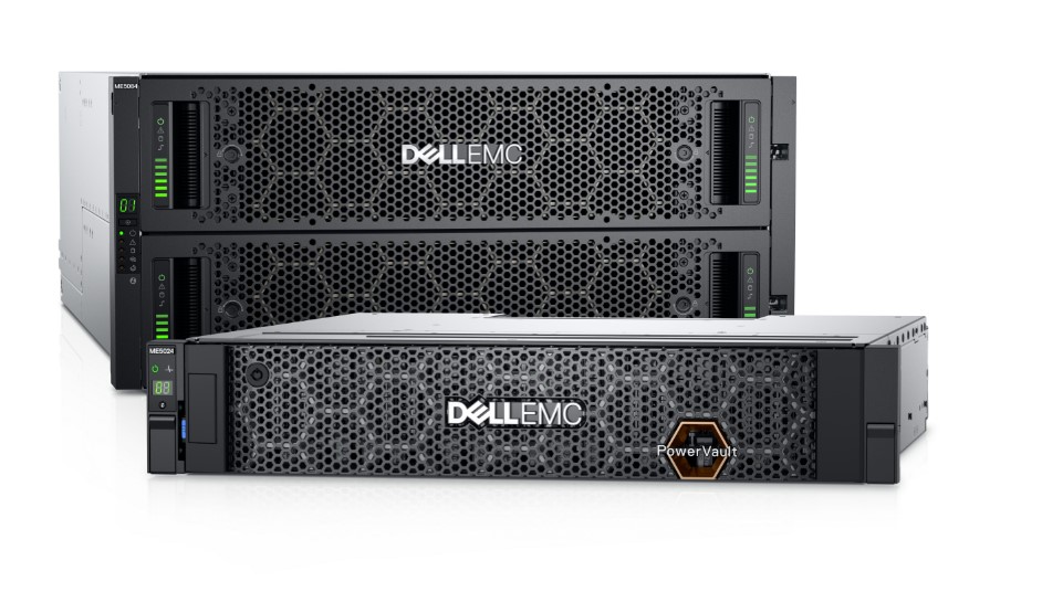 Dell storage ME5024 diskové pole 12x960 SSD+12x2,4TB HDD/8x32Gb FC/2x580W/3YPRS