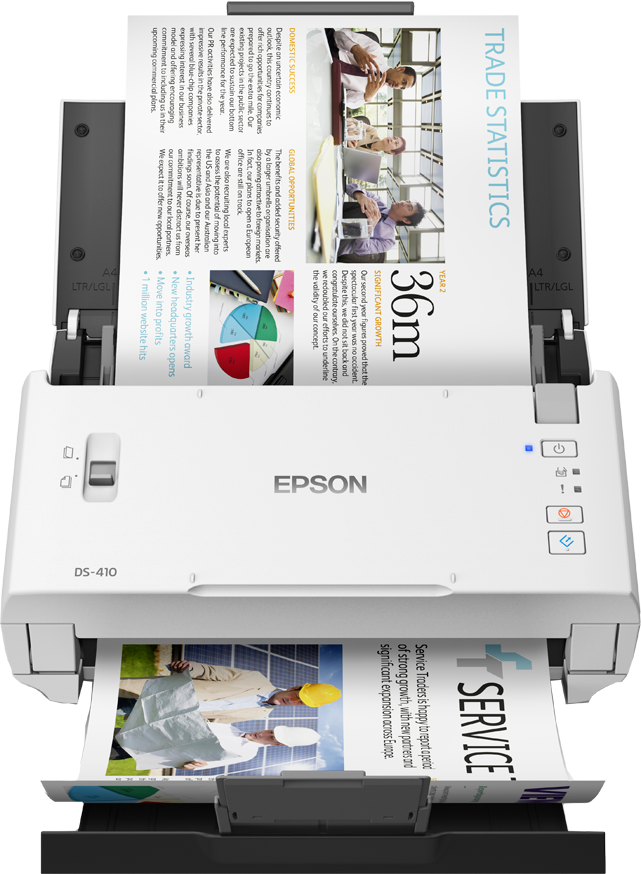 Epson WorkForce DS-410, A4, 1200 dpi, USB