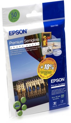 Obrázok EPSON Premium Semigloss Photo Paper,100x150 mm,50x