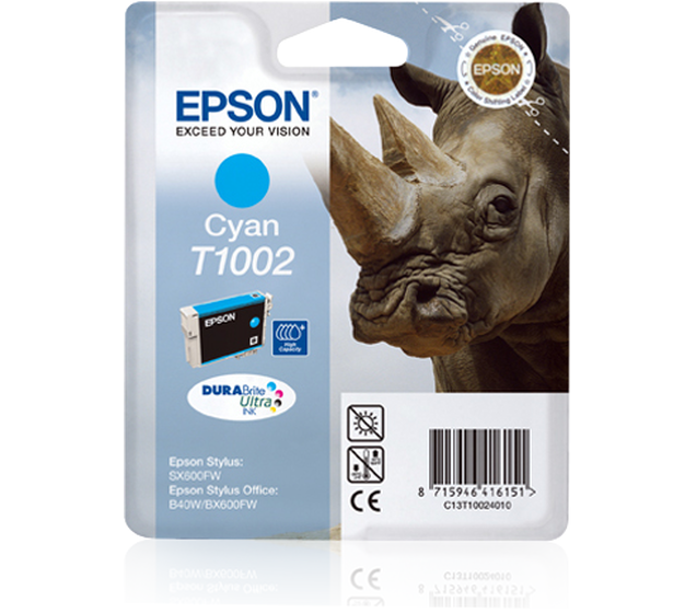 Cyan Ink Cartridge B40W SX600FW (T1002)