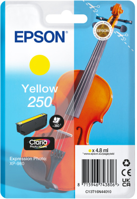 Epson Singlepack Yellow 250 ink