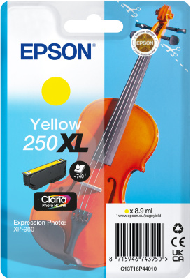 Epson Singlepack Yellow 250XL ink