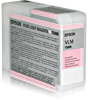 Epson T580B00 Vivid Light Magenta  (80 ml)