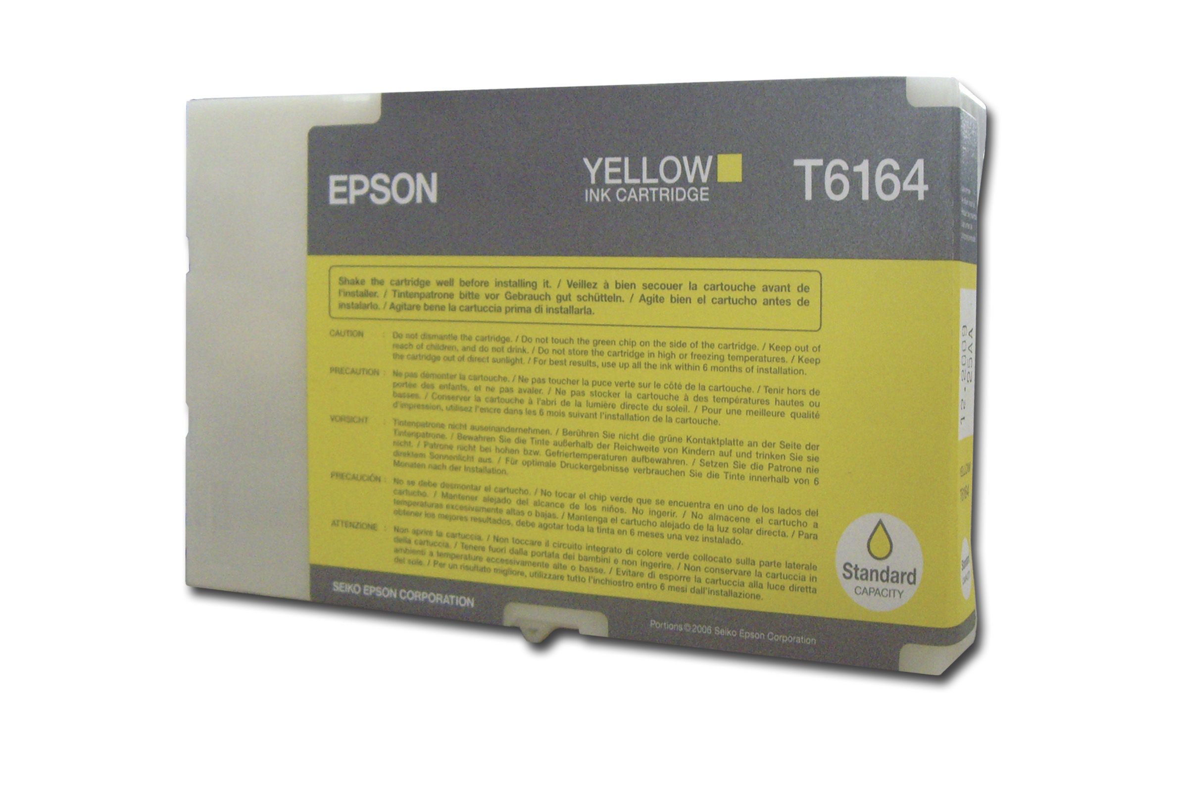 BI B300/ BS500DN Standard Cap. Yellow (T6164)