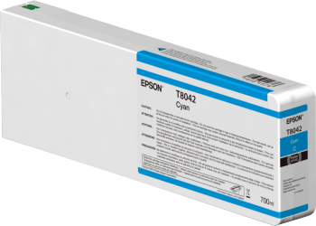 Obrázok Epson Cyan T804200 UltraChrome HDX/HD 700ml (C13T804200)