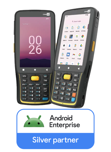 RK26 - 25 kláv., Android 12, dlouhý 2D, camera, NFC, WiFi, LTE, GPS, GMS, USB kit
