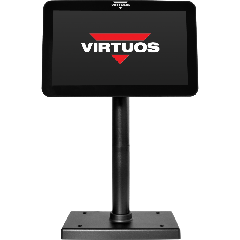 10,1'' LCD barevný zákaznický monitor Virtuos SD1010R, USB, černý