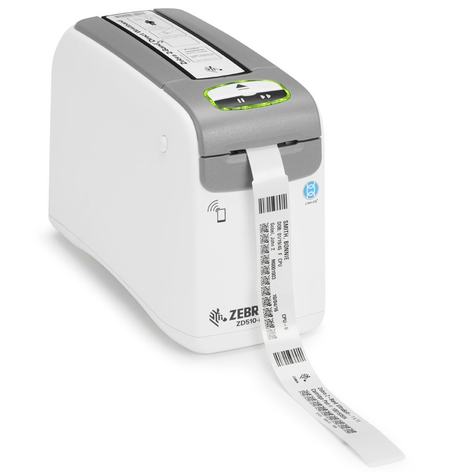 Zebra ZD510,DT-300dpi wristband printer USB,LAN,WiFi,BT