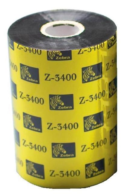 Zebra páska 3400 wax/resin. šířka 110mm. délka 450