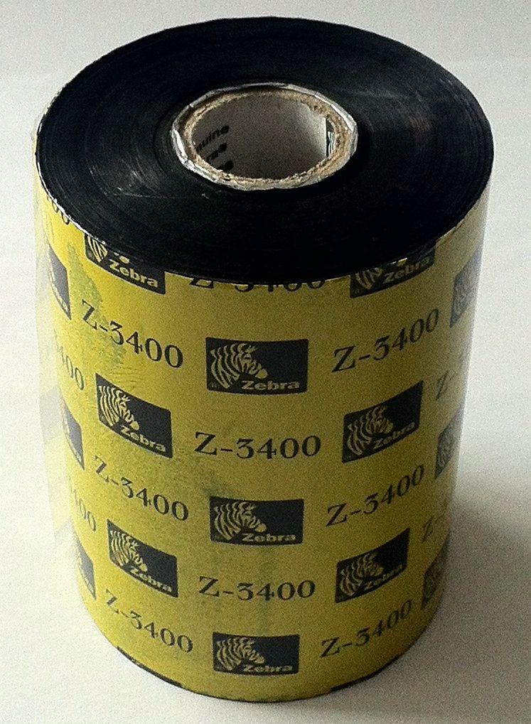 Zebra páska 3400 wax/resin. šířka 156mm. délka 450