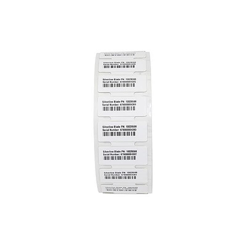 Label RFID 110x13mm, Printable White PET,High Perf. Acrylic Adhesive,869MHz, 1000/roll