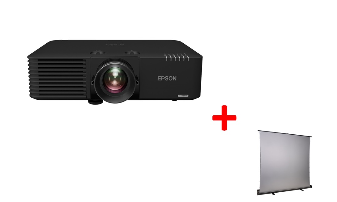 Epson EB-L635SU + plátno Avelli Premium 221x124/3LCD/6000lm/WUXGA/2x HDMI/LAN/WiFi