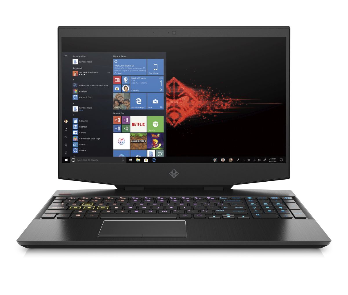 Obrázok HP OMEN by HP 15-dh1002nc i9-10885H/32/1+512/ 1X2B5EA#BCM