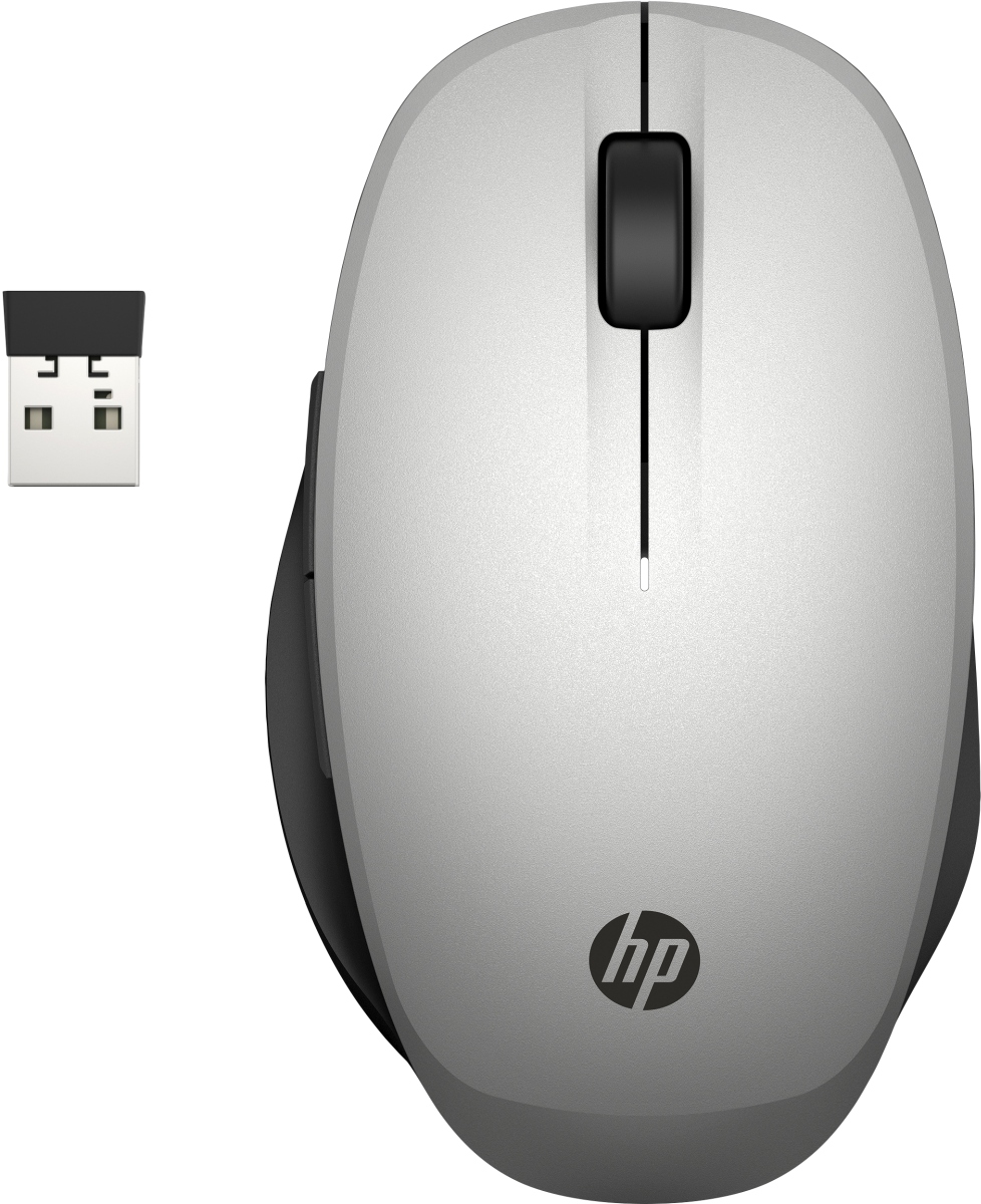 HP wireless mouse/dual-mode/silver