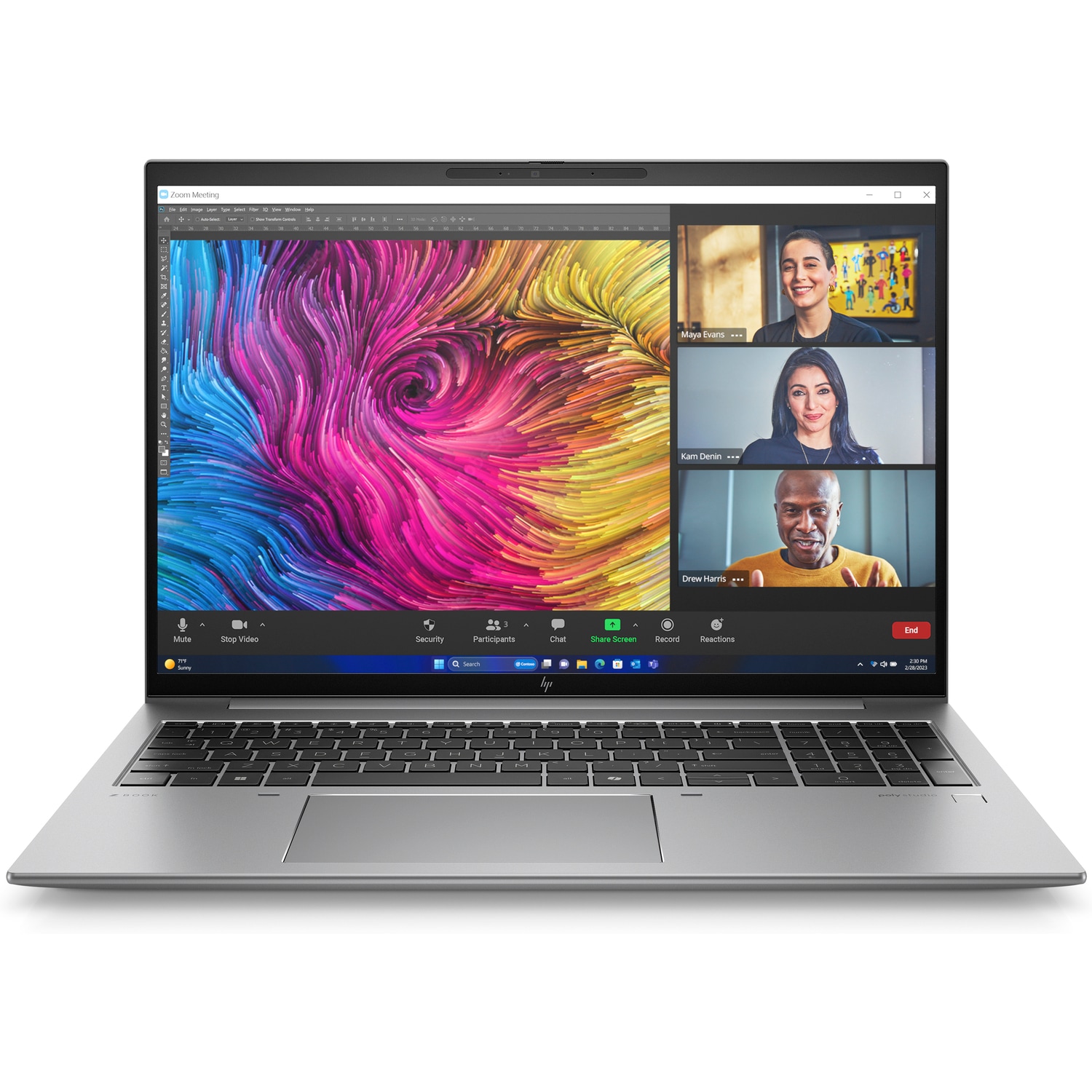 HP ZBook/Firefly 16 G11/U7-155H/16''/WUXGA/16GB/512GB SSD/RTX A500/W11P/Silver/3RNBD