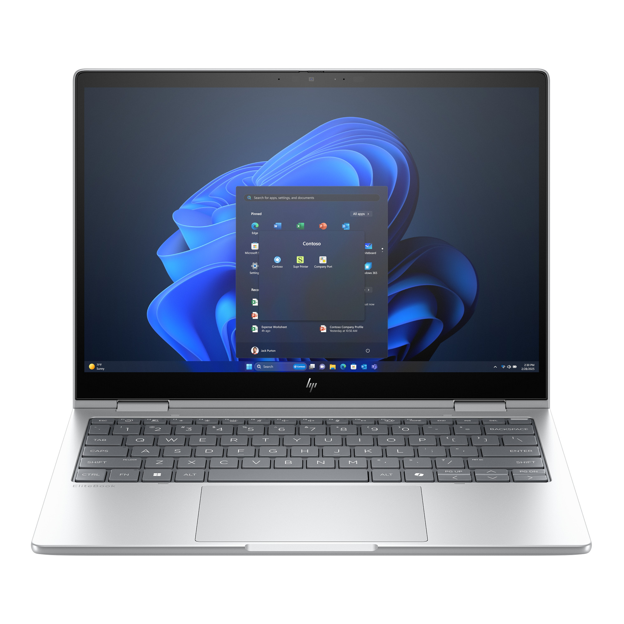 HP EliteBook 8/Flip G1i/U5-225U/13,3''/WUXGA/T/32GB/512GB/4C-iGPU/W11P/Silver/3R On-Site