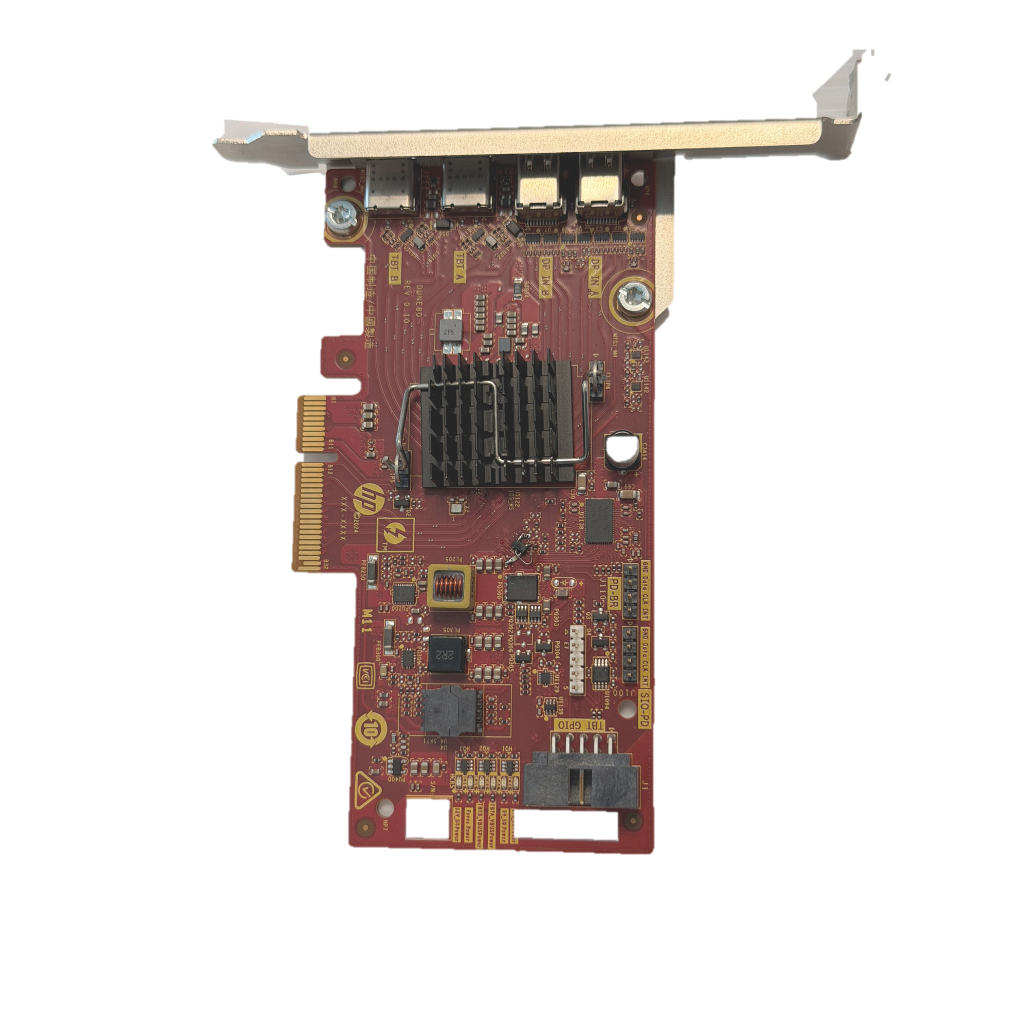 HP Dual TBT5 PCIe x4 Low Profile Card