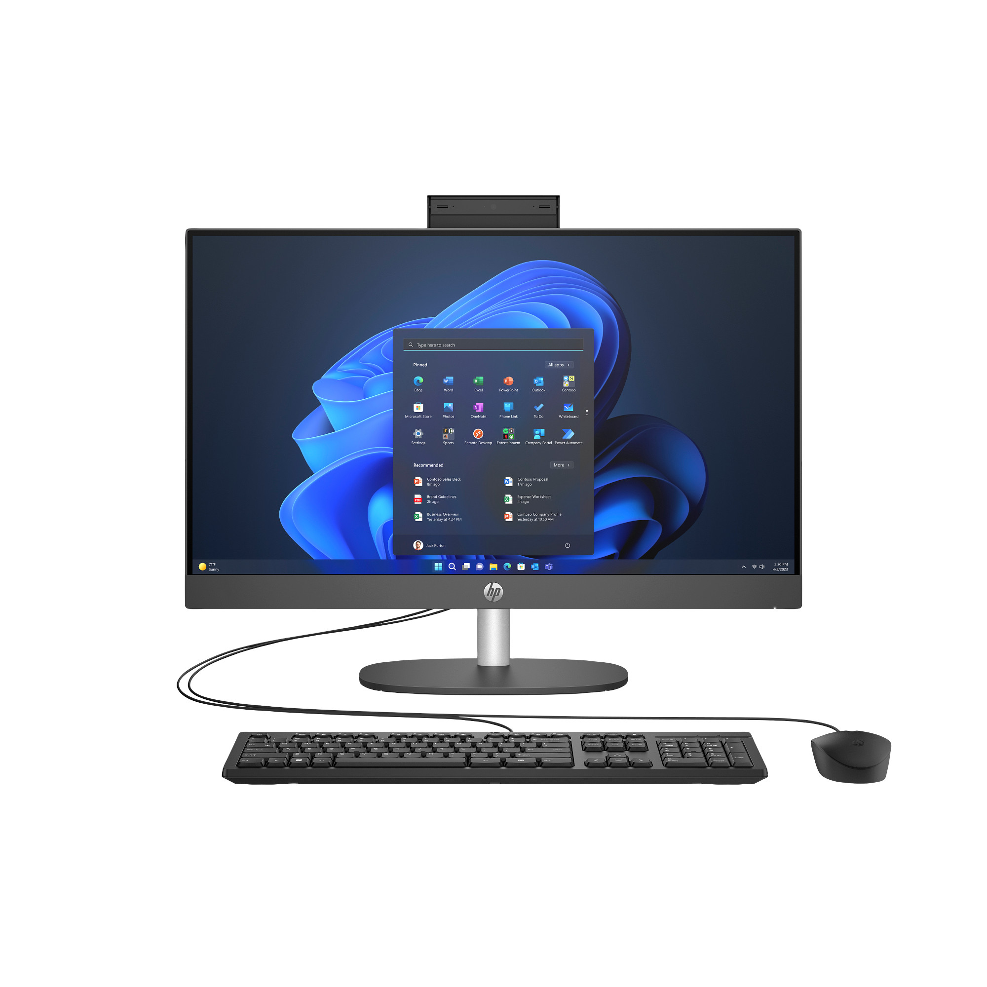 HP ProOne/240 G10/23,8''/FHD/i5-1334U/16GB/512GB/Iris Xe/W11H/Černá/1R