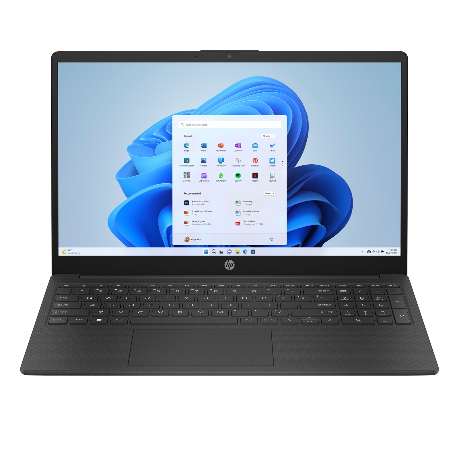 HP 15/15-fd0030nc/N100/15,6''/FHD/4GB/128GB UFS/UHD/W11S/Black/2R