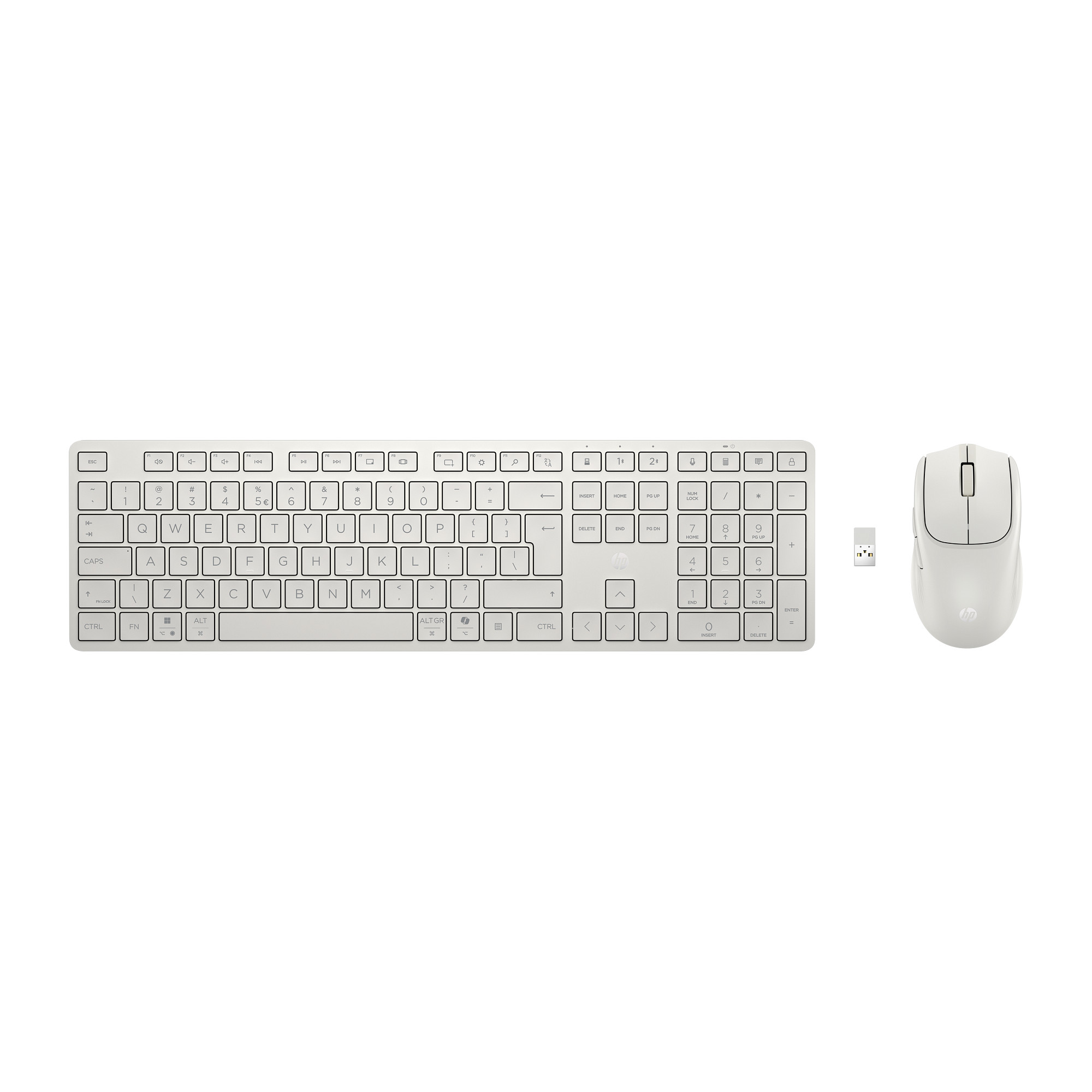 HP 490C Multi-Device Mouse Keyboard White