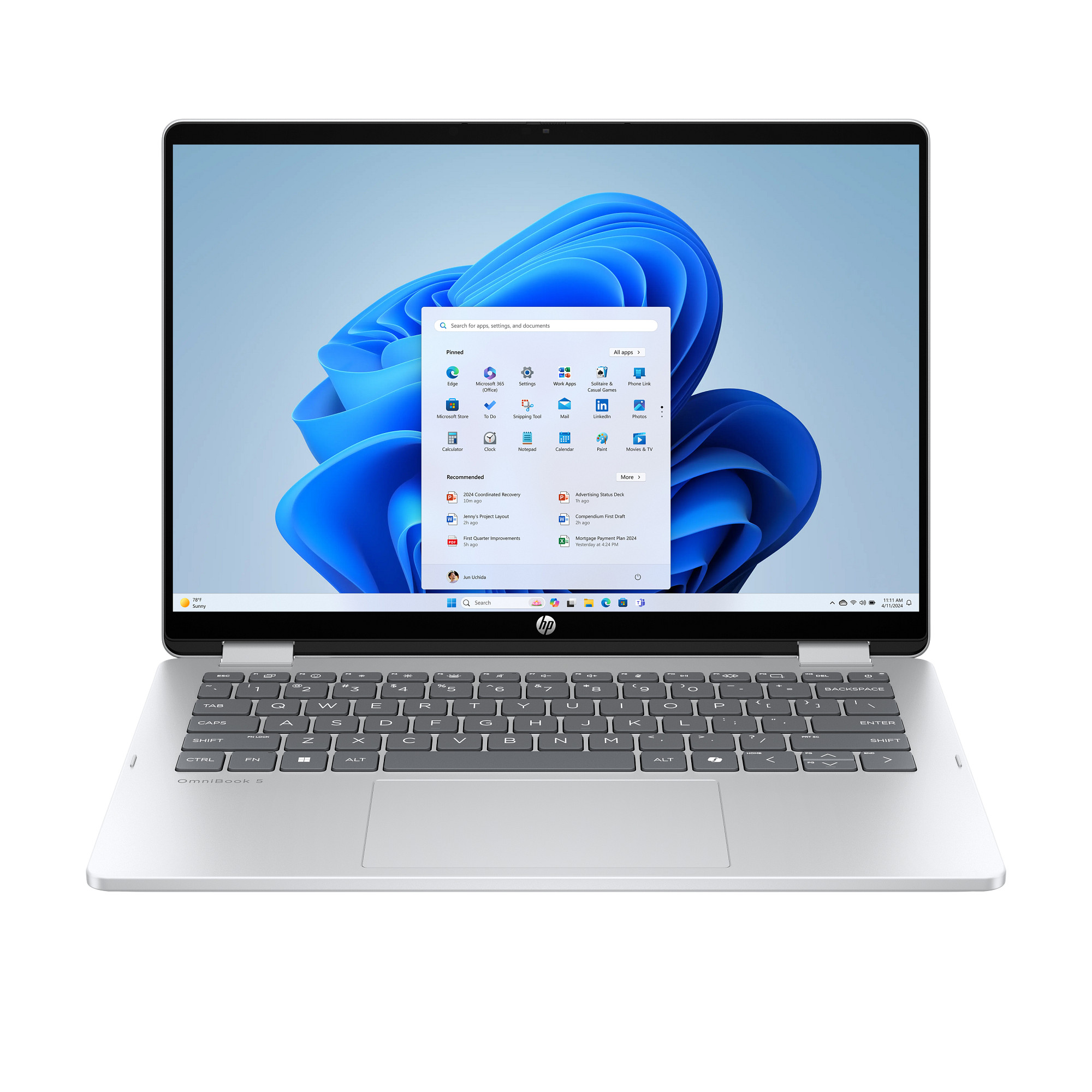 HP Omnibook 5 Flip/14-fp0004nc/7-150U/14''/WUXGA/T/16GB/1TB/Intel int/W11H/Silver/3R