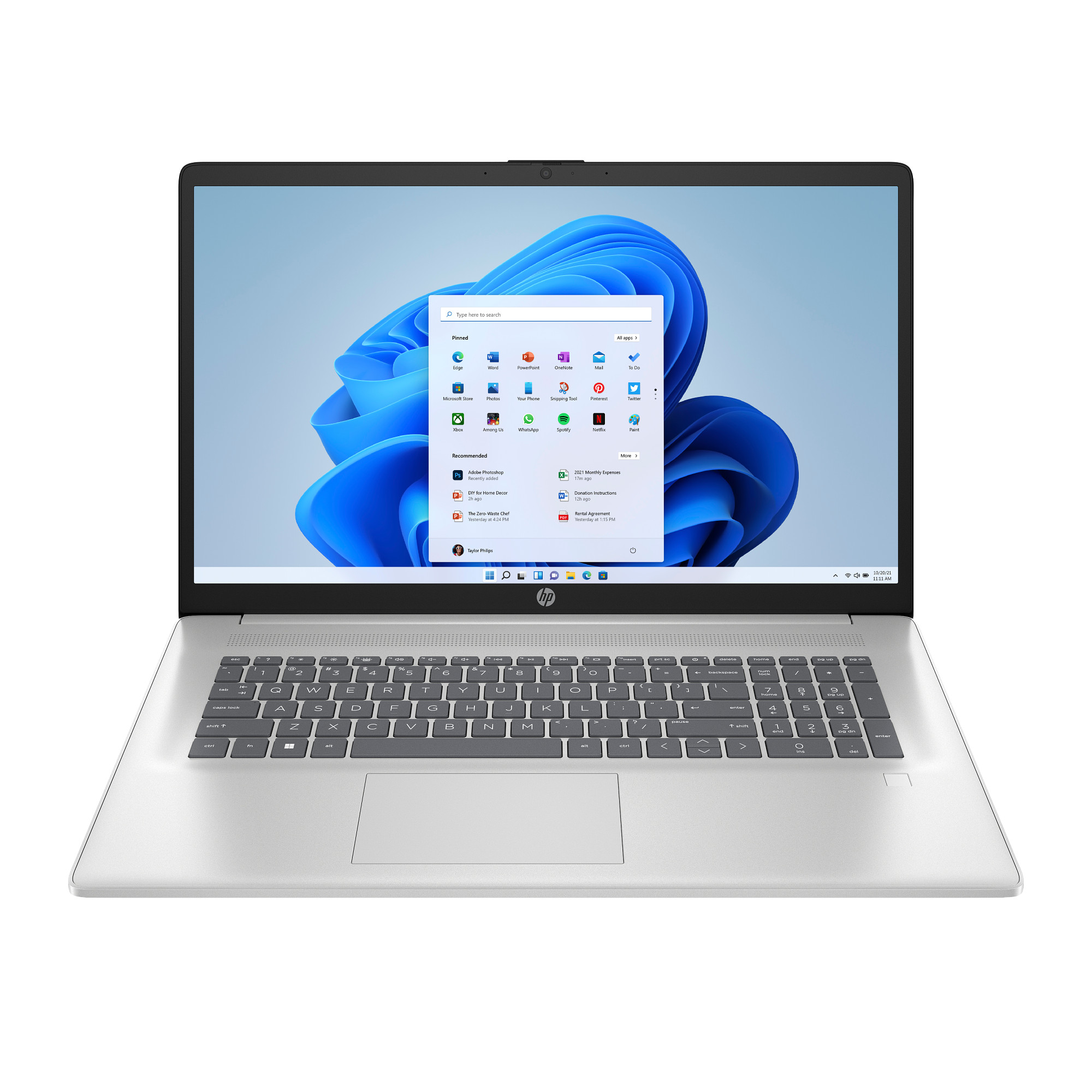 HP 17/17-cn4015nc/7-150U/17,3''/FHD/16GB/1TB/Intel int/W11H/Silver/2R