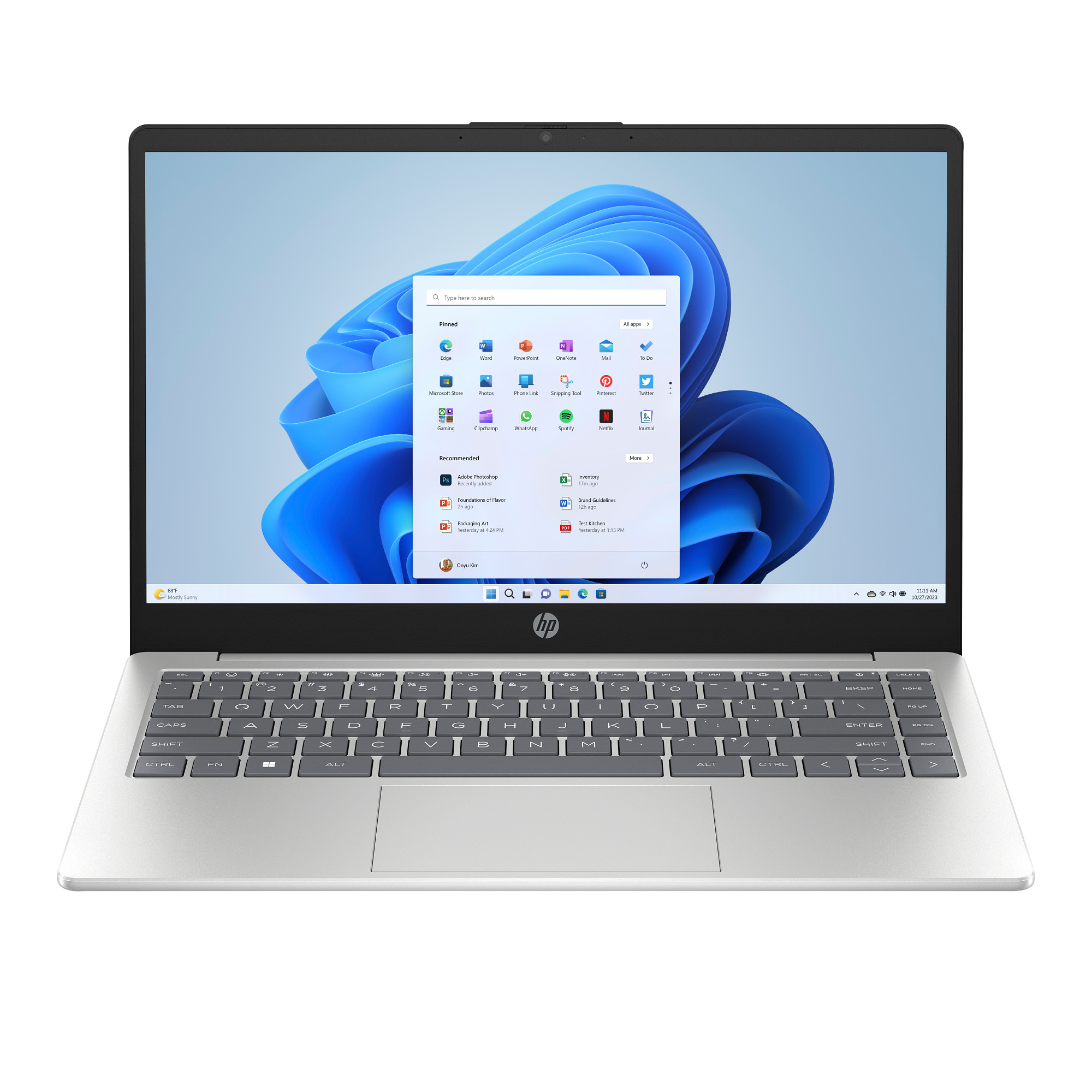 HP 14/14-em0041nc/R5-7520U/14''/FHD/8GB/512GB/AMD int/W11H/Silver/2R