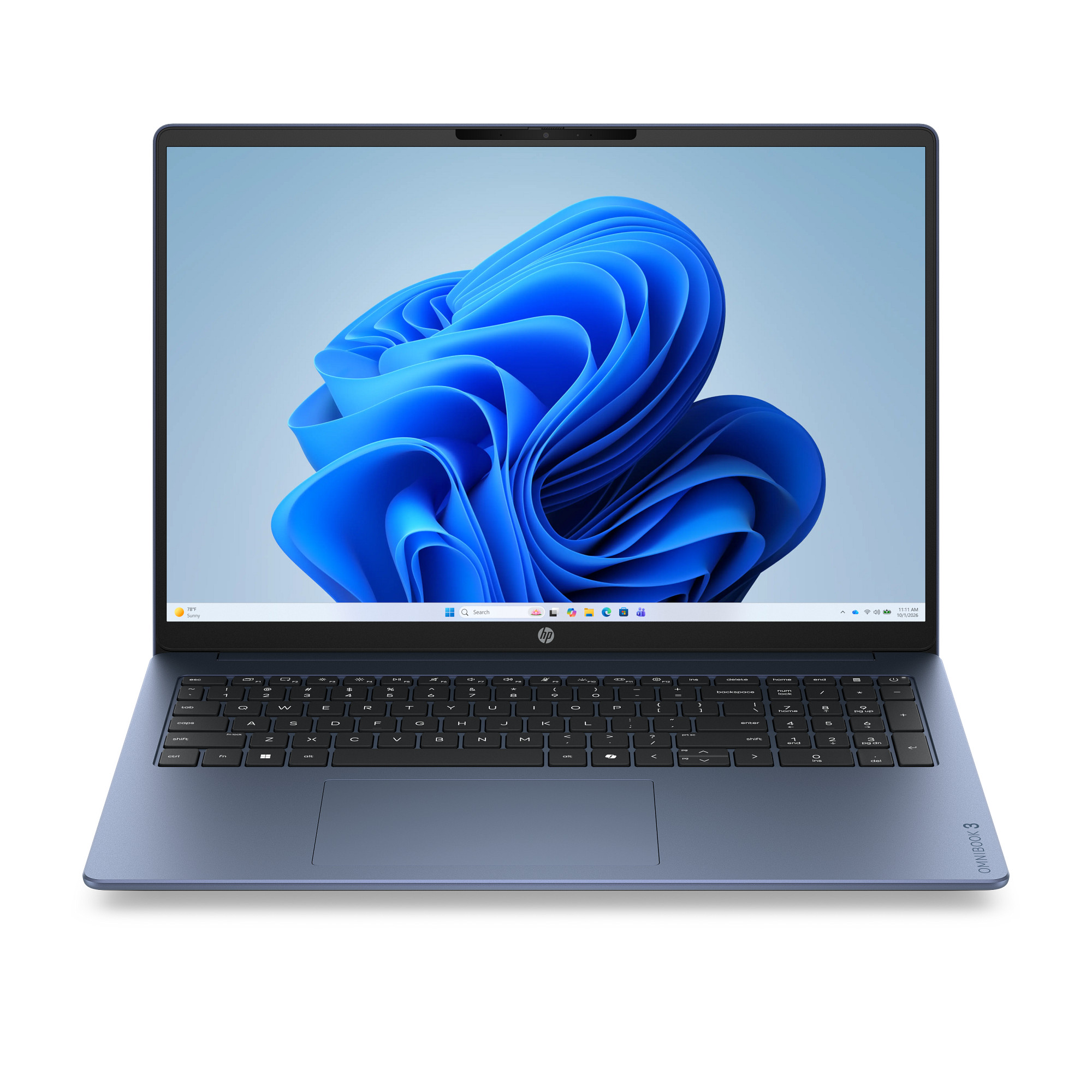 HP Omnibook 3/16-bu0005ncx/7-150U/16''/WUXGA/16GB/512GB/Intel int/W11H/Blue/2R